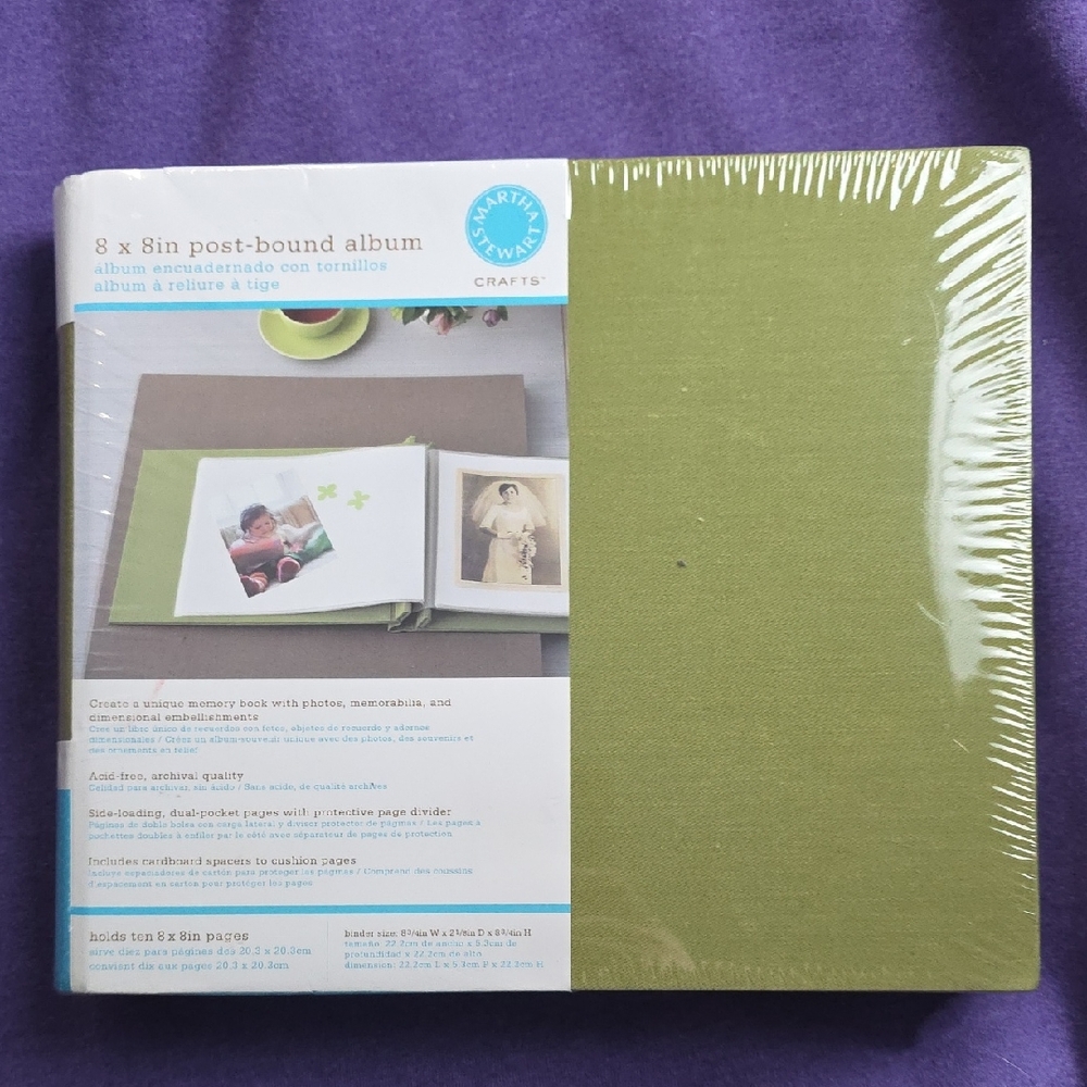 Martha Stewart Crafts Green Post-Bound Album